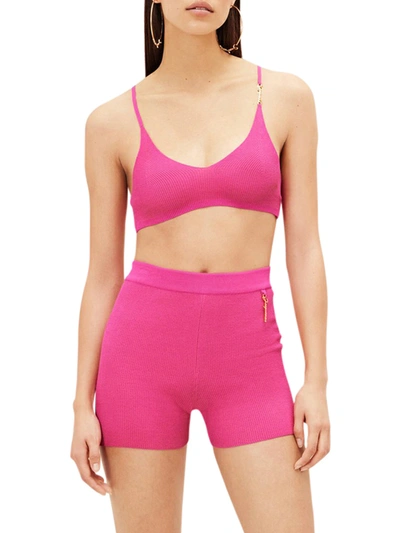 Shop Jacquemus Le Bandeau Pralu In Pink & Purple