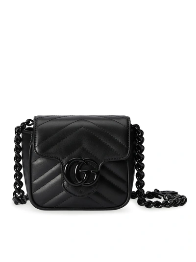 Shop Gucci Matelasse` Belt Bag In Black