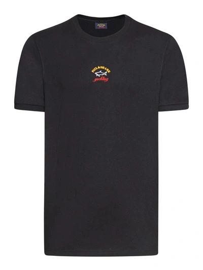 Shop Paul & Shark Organic Cotton T-shirt In Black