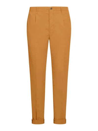 Shop Incotex Pinces Trousers In Nude & Neutrals