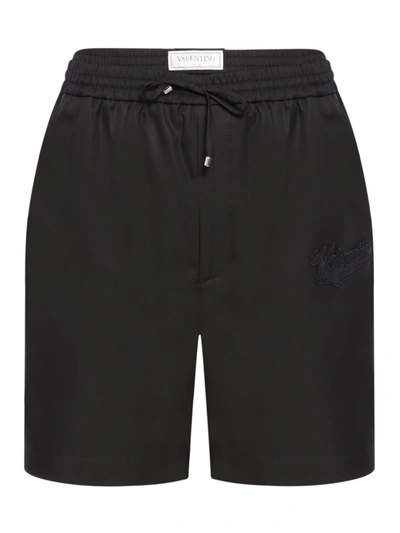 Shop Valentino Shorts In Black