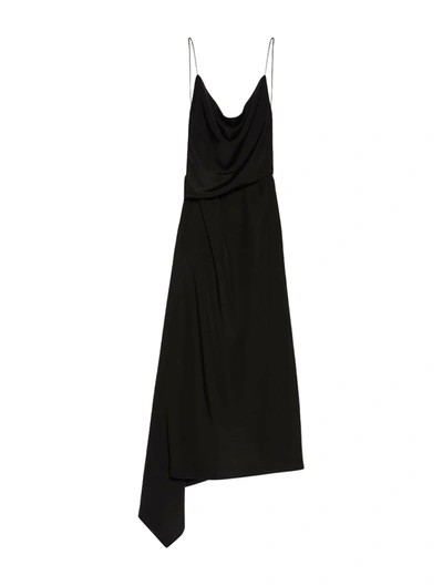 Shop Gucci Silk Maxi Dress In Black