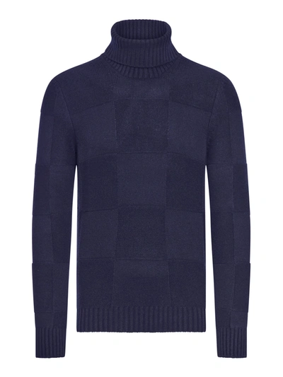 Nome Turtleneck Sweater In Blue