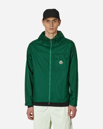 Shop Moncler Samakar Hooded Jacket In Green