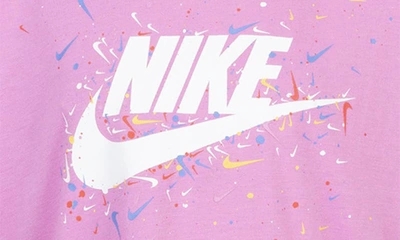 Shop Nike Kids' Swoosh Boxy T-shirt In Psychic Pink
