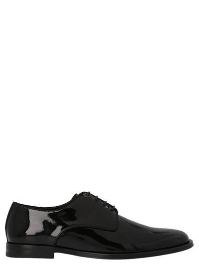Shop Dolce & Gabbana 'glossy' Derby Shoes