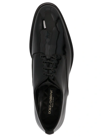 Shop Dolce & Gabbana 'glossy' Derby Shoes