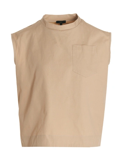 Jejia Sleeveless Blouse With Round Neck