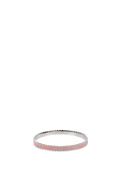 Shop Marc Jacobs Bracelets Brass Pink Silver