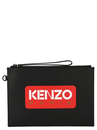 Shop Kenzo Logo Clutch Bag