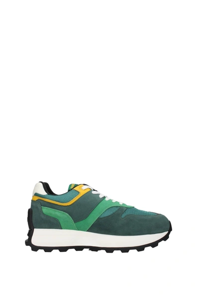 Shop Ambush Sneakers Suede Green Yellow