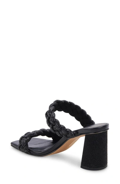 Shop Dolce Vita Paily Embellished Sandal In Black Rhinestone
