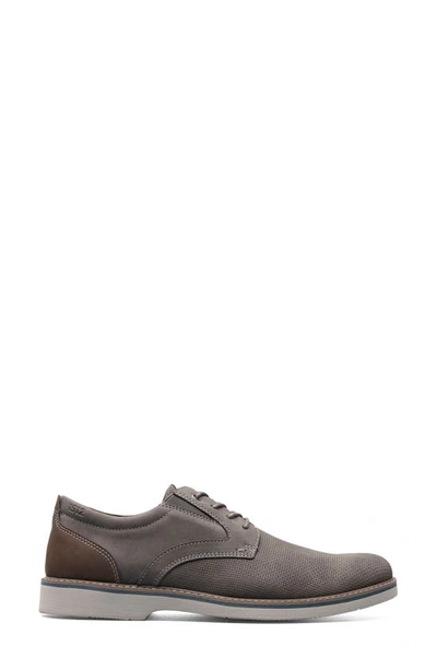 Shop Nunn Bush Cadet Plain Toe Oxford In Gray