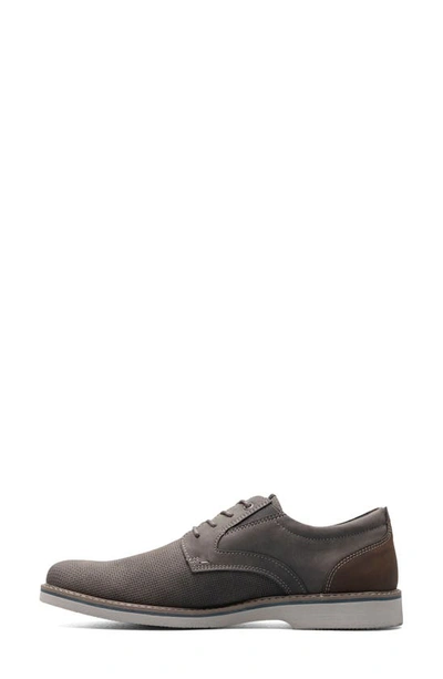 Shop Nunn Bush Cadet Plain Toe Oxford In Gray