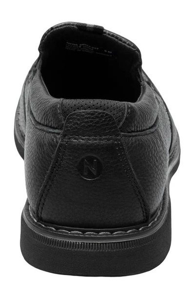 Nunn Bush Otto Slip-on Sneaker In Black Tumble