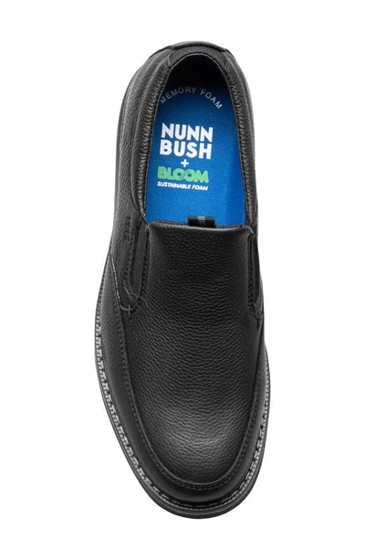 Nunn Bush Otto Slip-on Sneaker In Black Tumble