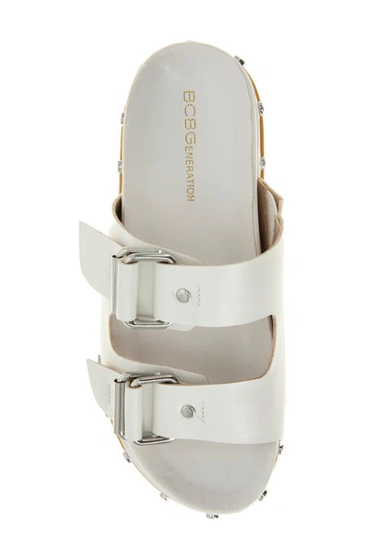 Bcbgeneration Bamba Platform Sandal In Cloud Dancer