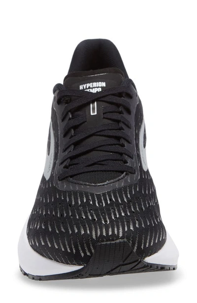 Shop Brooks Hyperion Tempo Running Shoe In Black/ Silver/ White