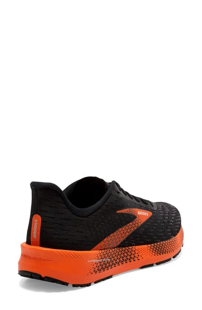 Shop Brooks Hyperion Tempo Running Shoe In Black/ Flame/ Grey