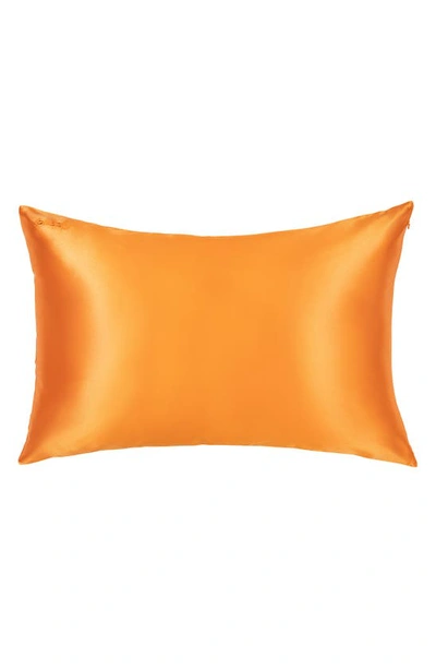 Shop Blissy Mulberry Silk Pillowcase In Coral