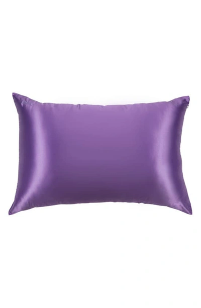 Shop Blissy Mulberry Silk Pillowcase In Orchid