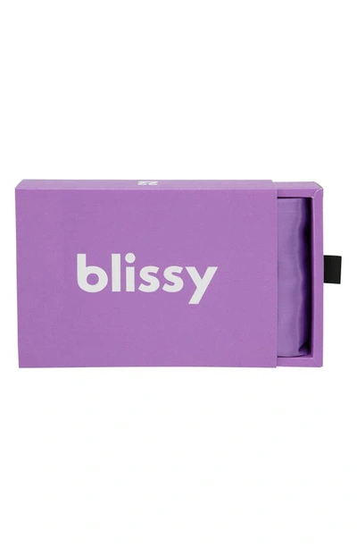 Shop Blissy Mulberry Silk Pillowcase In Orchid