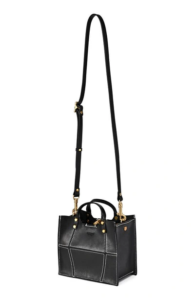 Shop Old Trend Rosa Transport Leather Tote In Black