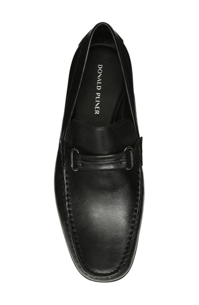 Donald Pliner Calf Leather Bit Loafer In Black