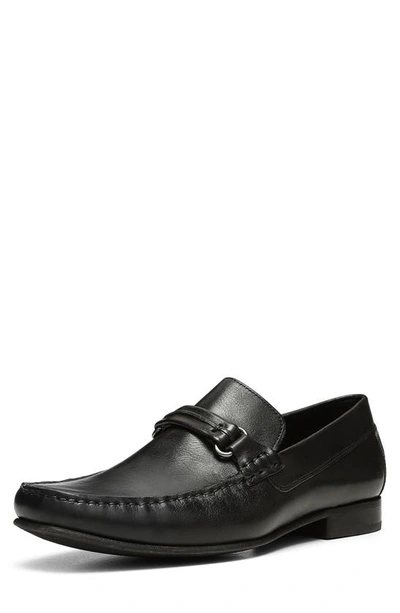 Donald Pliner Calf Leather Bit Loafer In Black