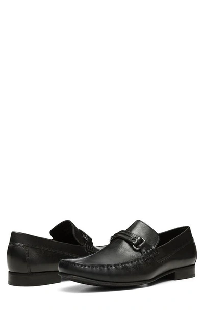 Donald Pliner Calf Leather Bit Loafer In Black