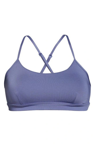 Shop Alo Yoga Airlift Intrigue Bra In Infinity Blue