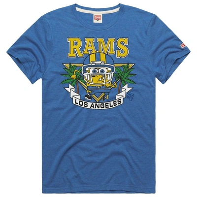 Shop Homage X Spongebob Royal Los Angeles Rams T-shirt
