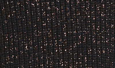 Shop Rag & Bone Leyton Metallic Knit Merino Wool Blend Sweater In Navy