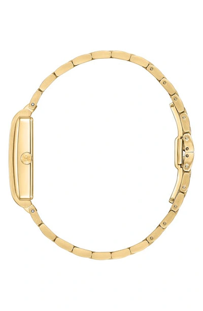 Jbw Mink Petite Lab Created Diamond Bracelet Watch, 23mm X 8mm In Gold