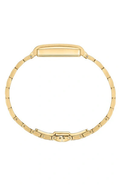 Jbw Mink Petite Lab Created Diamond Bracelet Watch, 23mm X 8mm In Gold
