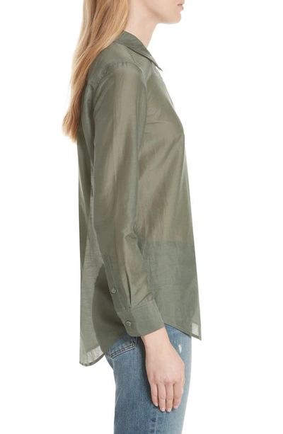 Equipment Essential Button-front Egyptian-cotton Shirt In Camouflage