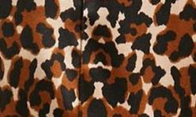 Shop Tom Ford Leopard Print Stretch Silk Pajama Pants In Black And Beige