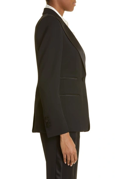 Shop Tom Ford Virgin Wool Tuxedo Jacket In Black