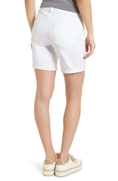 Wit & Wisdom 'ab'solution Denim Shorts In Optic White