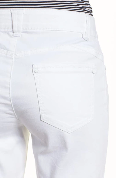 Wit & Wisdom 'ab'solution Denim Shorts In Optic White