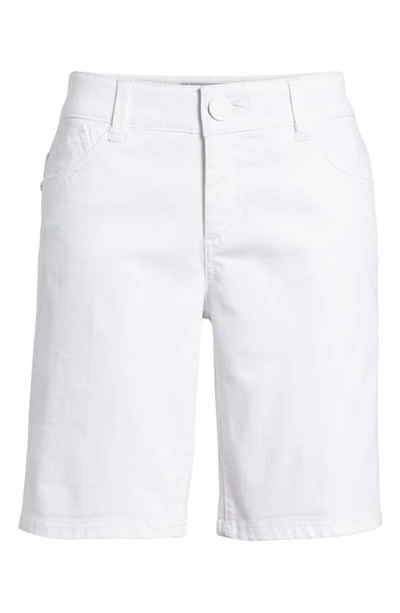Wit & Wisdom 'ab'solution Denim Shorts In Optic White