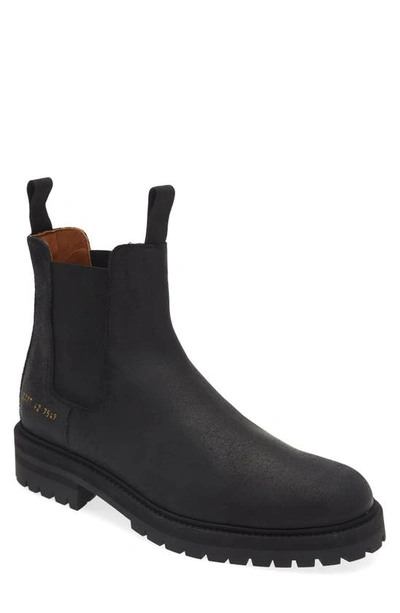 Shop Common Projects Chelsea Boot In Black