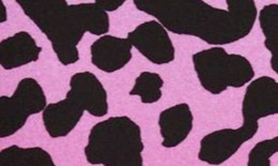 Shop Attico Ombré Animal Print One-piece Swimsuit In Pink Multicolor