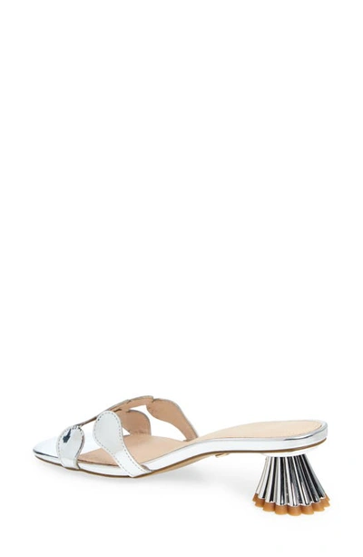Shop Cecelia New York Bunny Slide Sandal In Silver