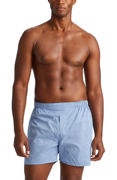 Shop Polo Ralph Lauren Assorted 5-pack Woven Cotton Boxers In Navy