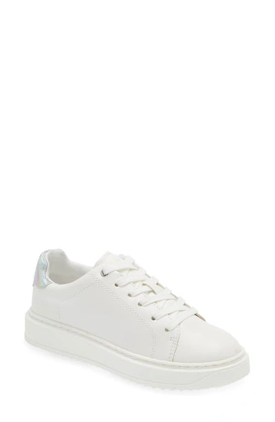 Shop Steve Madden Kids' Charly Sneaker In White