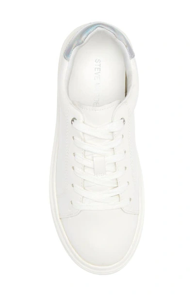 Shop Steve Madden Kids' Charly Sneaker In White