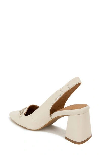 Gentle Souls By Kenneth Cole Dionne Block Heel Slingback Pump In Stone