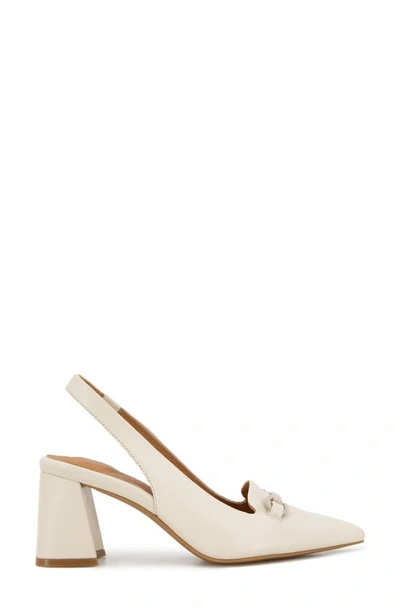 Gentle Souls By Kenneth Cole Dionne Block Heel Slingback Pump In Stone