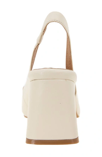 Gentle Souls By Kenneth Cole Dionne Block Heel Slingback Pump In Stone